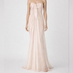 MARIA LUCIA HOHAN “Lyna” Strapless Bow Gown – White – EU 36 – NWT